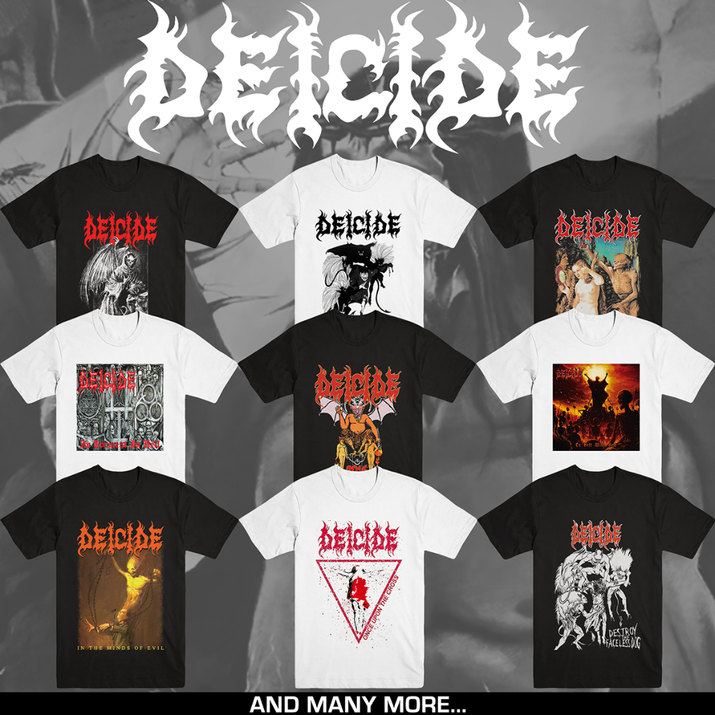 Jual DEICIDE | T-SHIRT BAND | DEATH METAL | MERCHANDISE | Shopee Indonesia