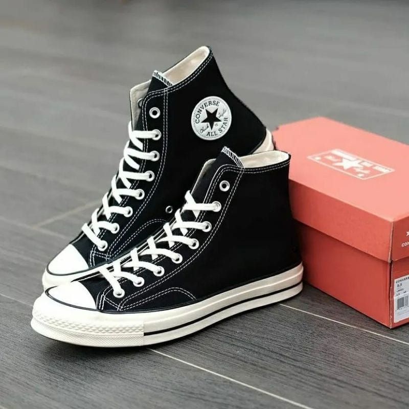 Jual Converse 70s All Star Hitam Pria Dan Wanita Sepatu Kerja Grade Original Premium Quality Shopee Indonesia