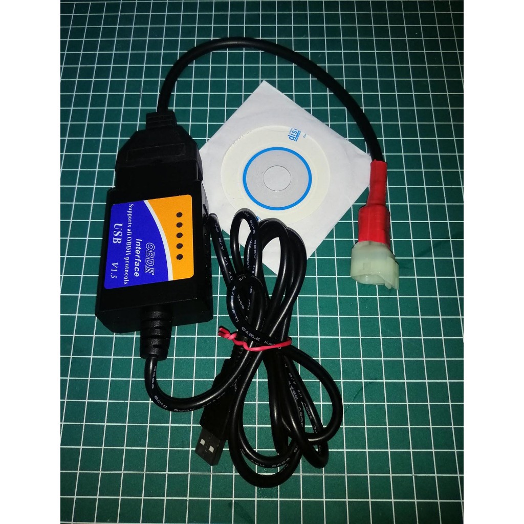Jual Scanner Scan Sepeda Motor OBD2 USB Adapter OBD2 To Honda ...