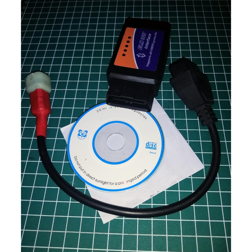 Jual Scanner Scan Sepeda Motor OBD2 Bluetooth Adapter OBD2 To Honda ...