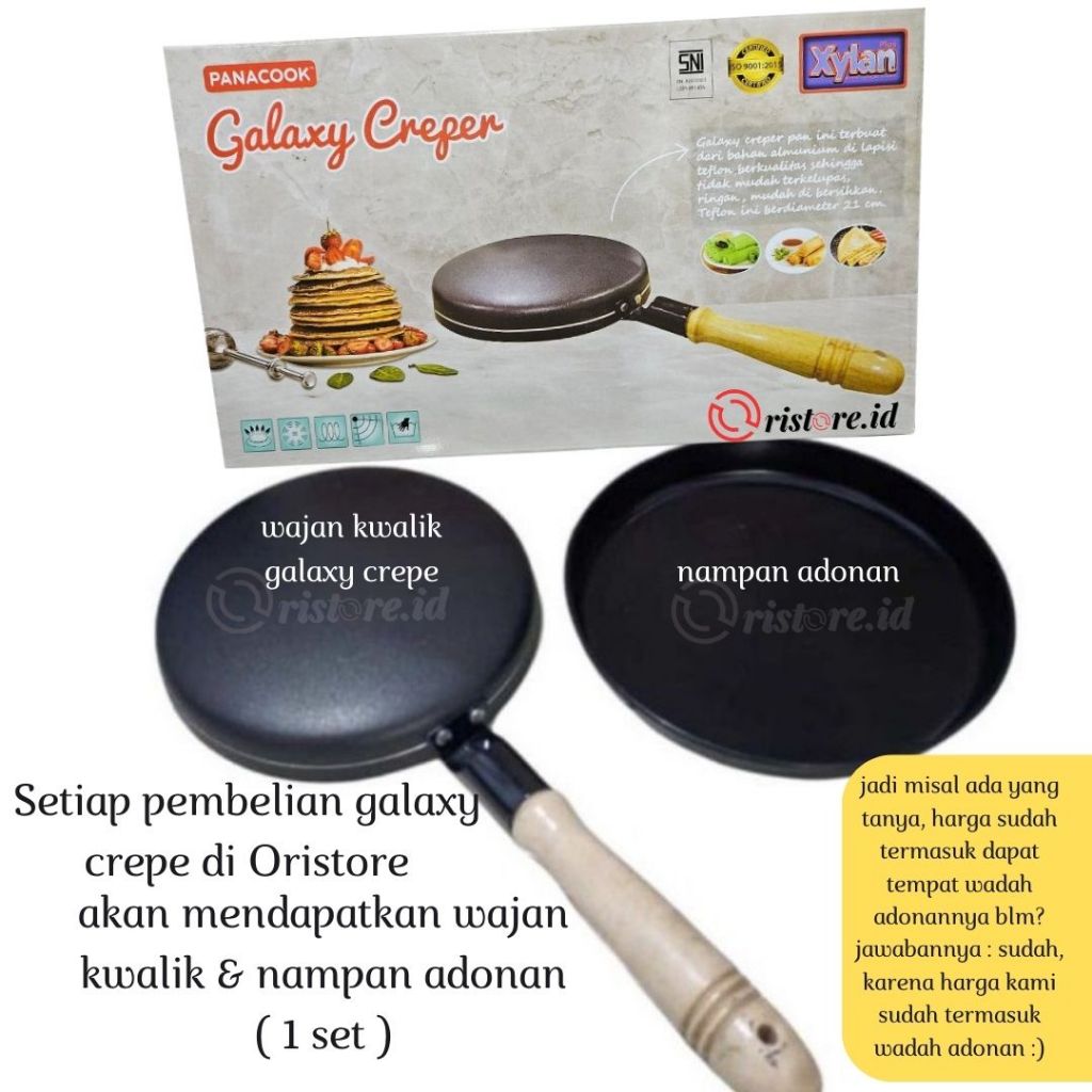 Jual Wajan Kwalik - Galaxy creper - Wajan Kulit Risol Lumpia - Crepe ...