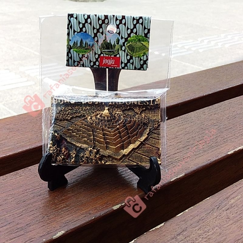 Jual Jogja / Tempelan Kulkas Klasik Candi Borobudur Souvenir