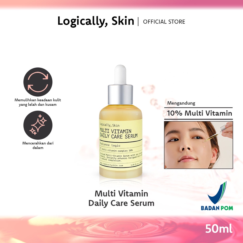 Jual Logically Skin Multi Vitamin Care Serum Serum Kulit Kusam 