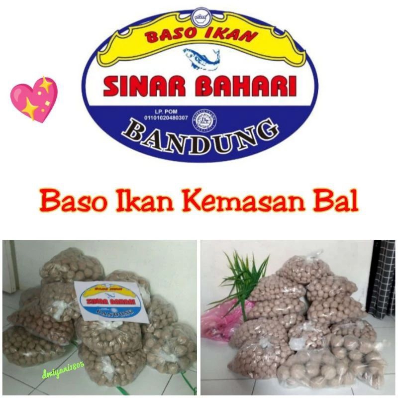 Jual Baso Ikan Sinar Bahari Kemasan Bal Isi 100 Pcs Shopee Indonesia