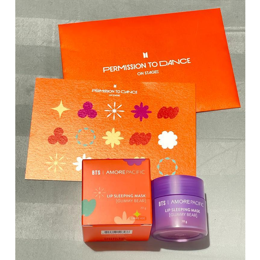 Jual BTS AMORE PACIFIC LIP SLEEPING MASK PERMISSION TO DANCE PTD
