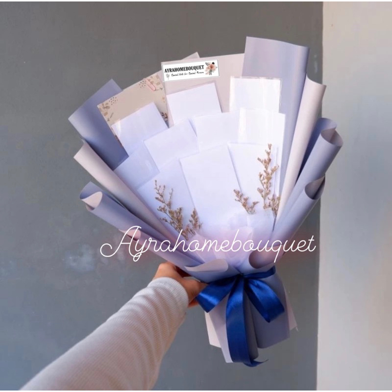 Jual [TWO COLOUR] READY Kerangka Money Bouquet Buket Bunga Uang Kosong ...