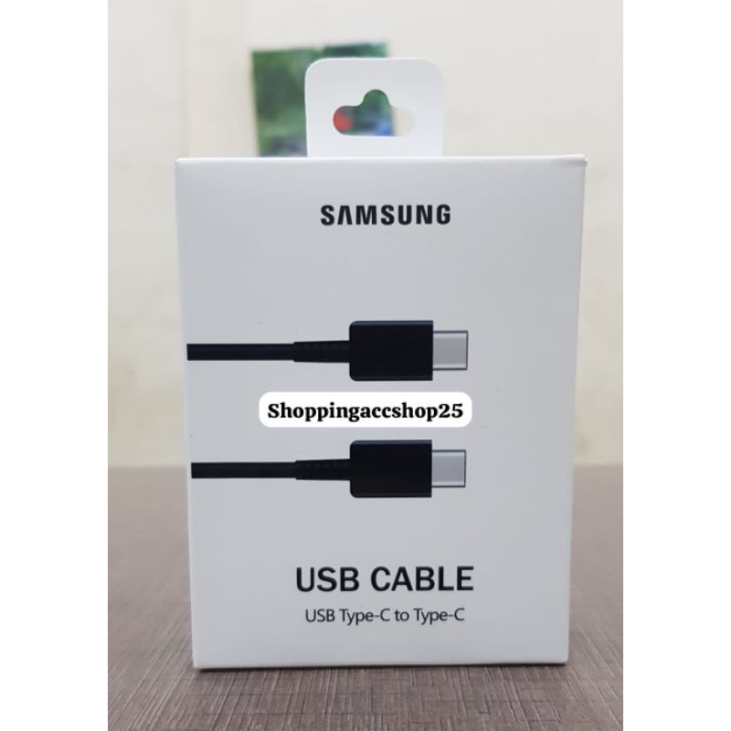 Jual Kabel Data Samsung Original Type C to Type-C Fast Charging 25W ...