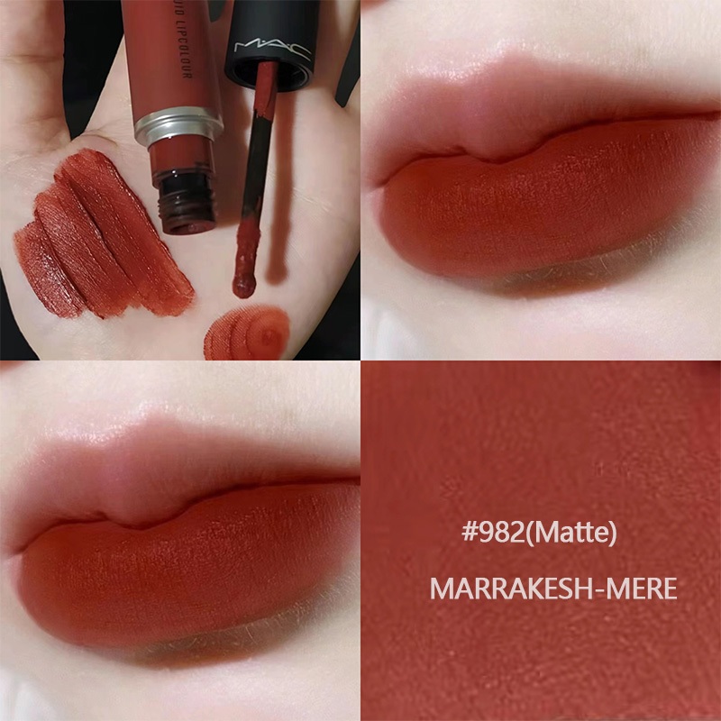Jual MAC POWDER KISS MATTE LIQUID LIPSTICK #979 988 989 990 991 998 982 ...
