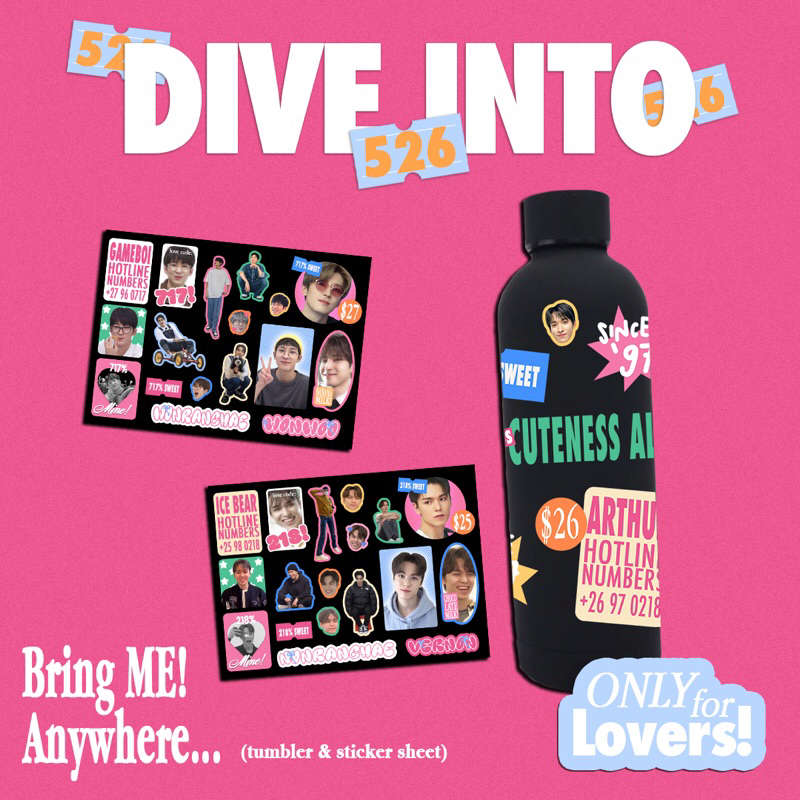 Jual DIVE INTO: 526 (tumbler & sticker) | Shopee Indonesia