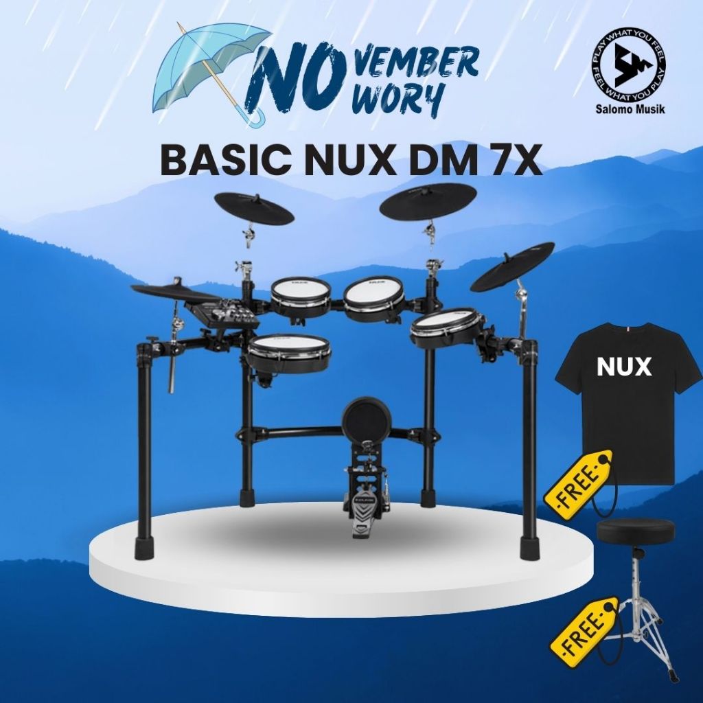 Jual Drum Elektrik Nux DM7X Original | Shopee Indonesia