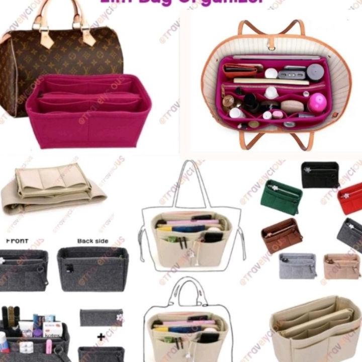 Bag Organizer for LV Montaigne MM (Set of 2) - Premium Felt (Handmade/20  Colors)