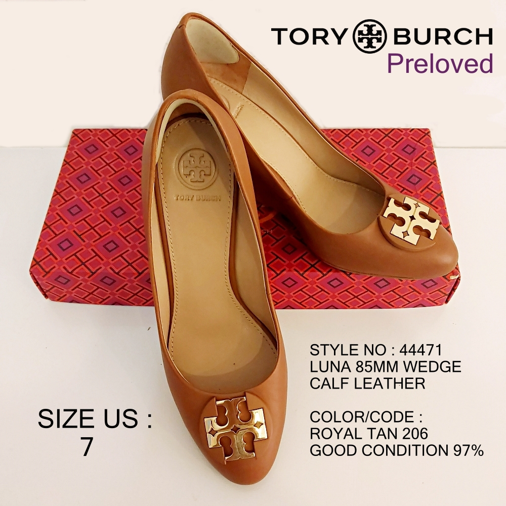 Jual SEPATU WANITA TORY BURCH ORIGINAL PRELOVED LUNA 44471 Shopee Indonesia