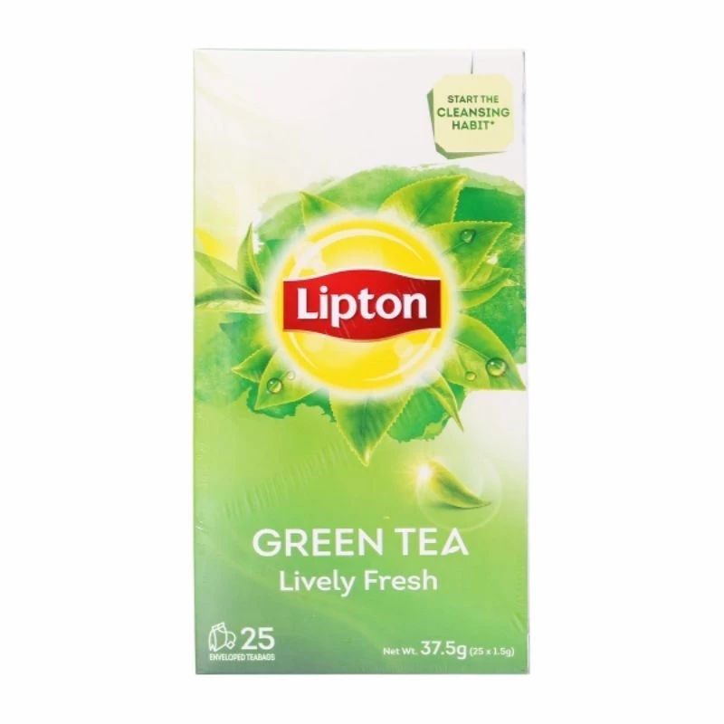 Jual Lipton Green Tea Lively Fresh isi 25 kantong Shopee Indonesia