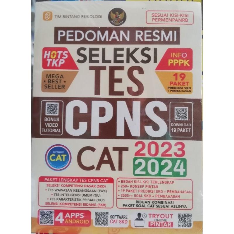 Jual PANDUAN RESMI SELEKSI TES CPNS CAT TIM BINTANG PSIKOLOGI Shopee Indonesia