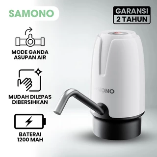 Samono Pompa Galon Dispenser Air Minum Water Electric Pump Charge Micro USB SW-EWP01