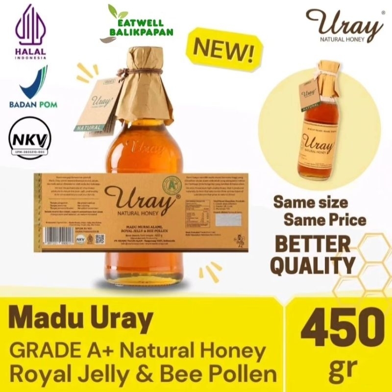 Jual Madu Uray 450gr 330ml Raw Honey Madu Hutan Mentah Balikpapan Shopee Indonesia