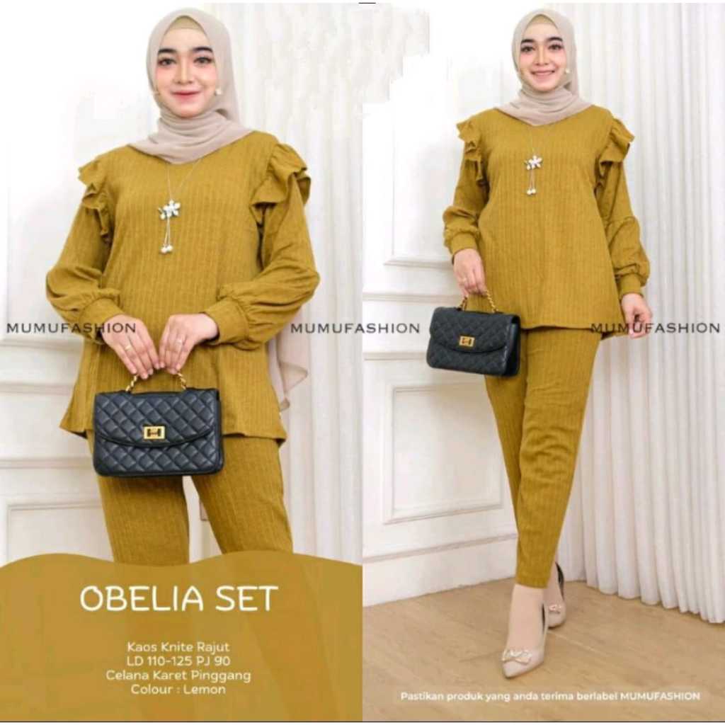 Jual Reva One Set Knit Hotnet Premium Terbaru Viral Terlaris Reva