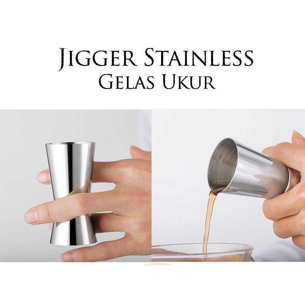 Jual Jigger Gelas Takar Ukur Stainless 15 30ml Shopee Indonesia 8482