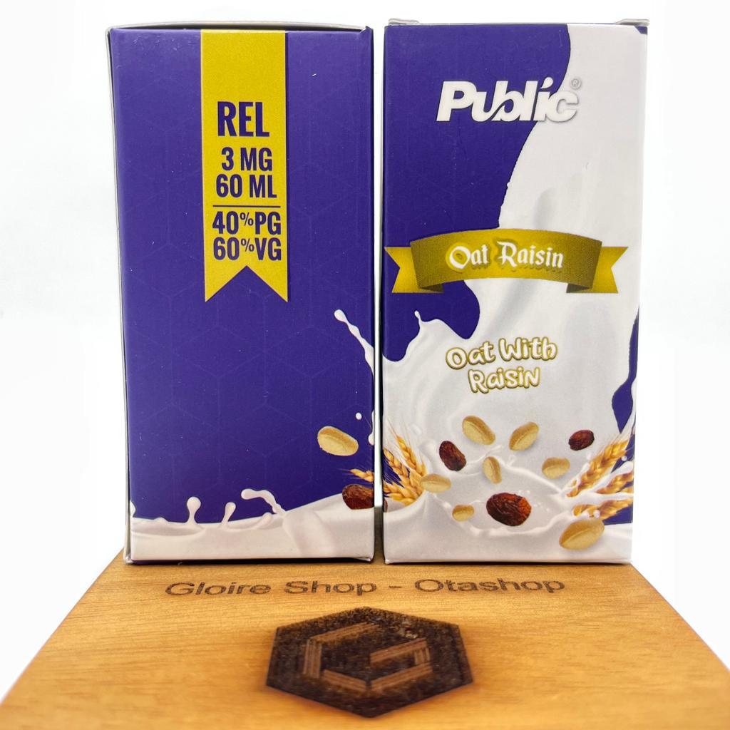 Jual Liquid Oat Raisin 60ML FREEBASE by Public Distribution Oat Milk ...