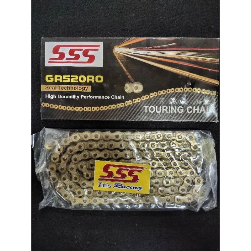 Jual Rantai SSS 520 HSB-T Ukuran 110L Gold Original SSS Made In ...