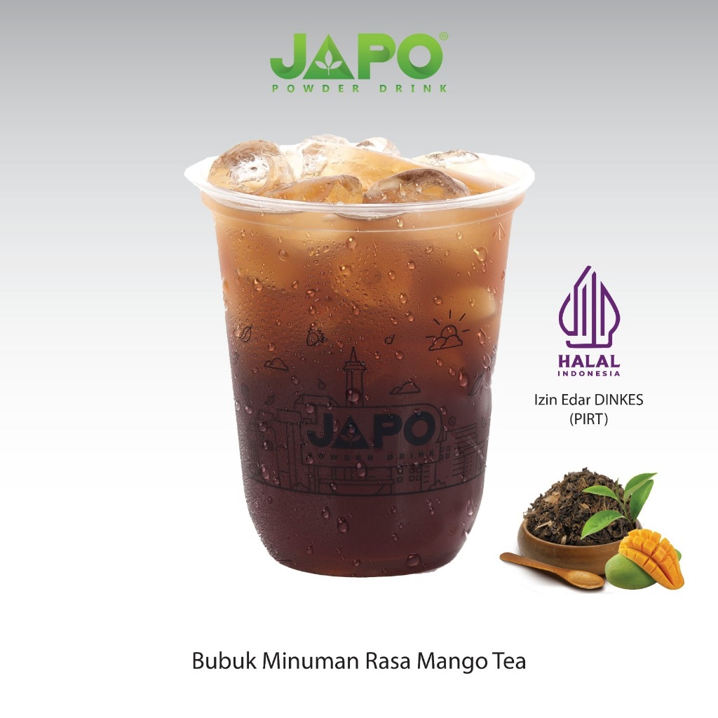 Jual JAPO Bubuk Minuman Rasa Mango Tea 1 Kg | Shopee Indonesia
