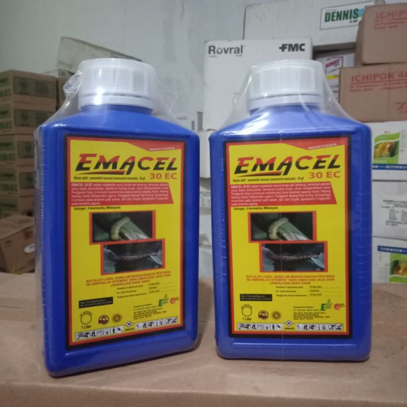 Jual Emacel 30 Ec Insektisida Mengendalikan Hama free kaos (1liter ...