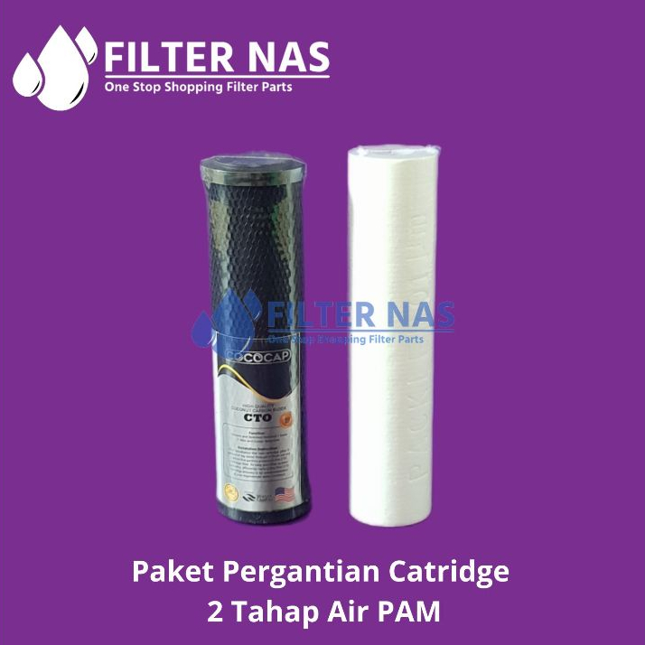 Jual Paket Cartridge Filter Air Ledeng Sedimen + CTO Shopee Indonesia