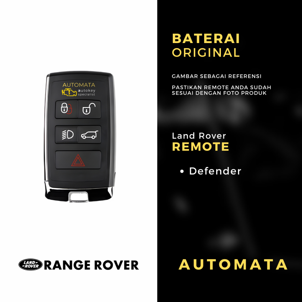 Jual Baterai Remote Land Rover Defender Original Panasonic | Shopee ...