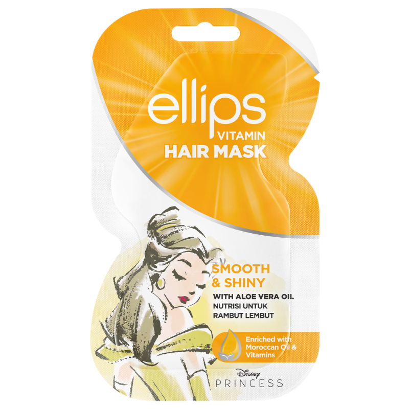Jual ELLIPS HAIR MASK SMOOTH & SHINY ( MOROCCAN DISNEY ) Shopee Indonesia