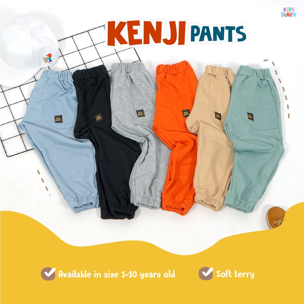 Jual Kids Diary Plus Celana Panjang Anak Unisex Kenji Pants Soft - Main Image