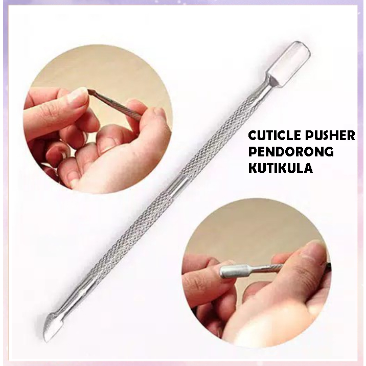 Brushworks Nagelhautschieber, Doppelseitig – Mit Löffelförmigem & Klingenförmigem Ende, 70 G, Für Natürliche & Künstliche Nägel