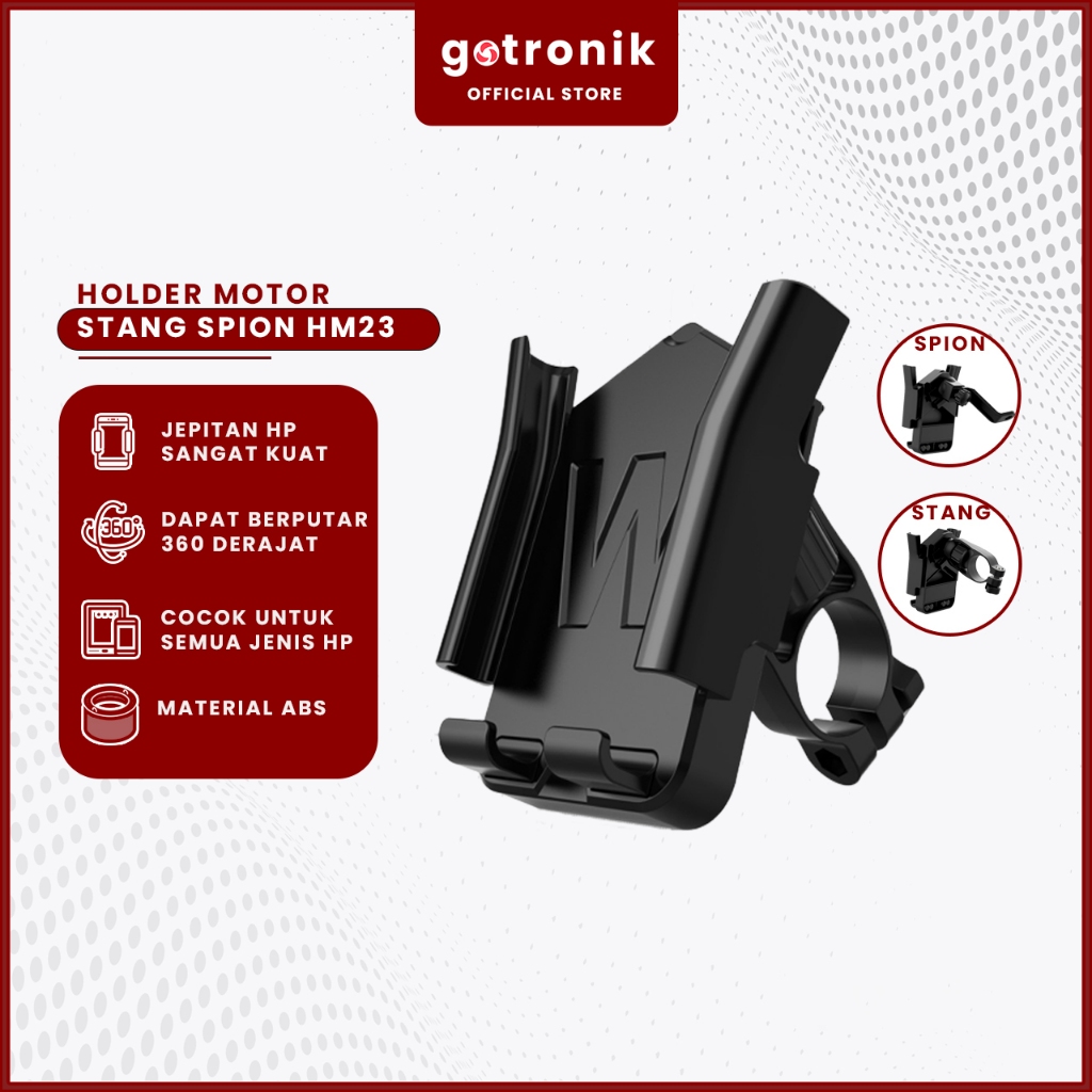 Jual Holder Hp Di Motor Spion Stang Hm Hm Phone Stand Handphone