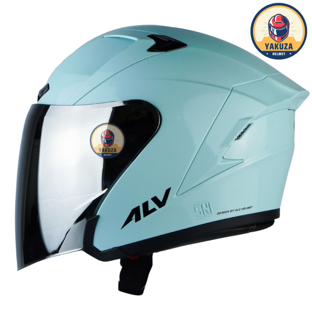 Jual ALV ULTRON PRO HELM HALF FACE SOLID STANDART SNI | Shopee Indonesia