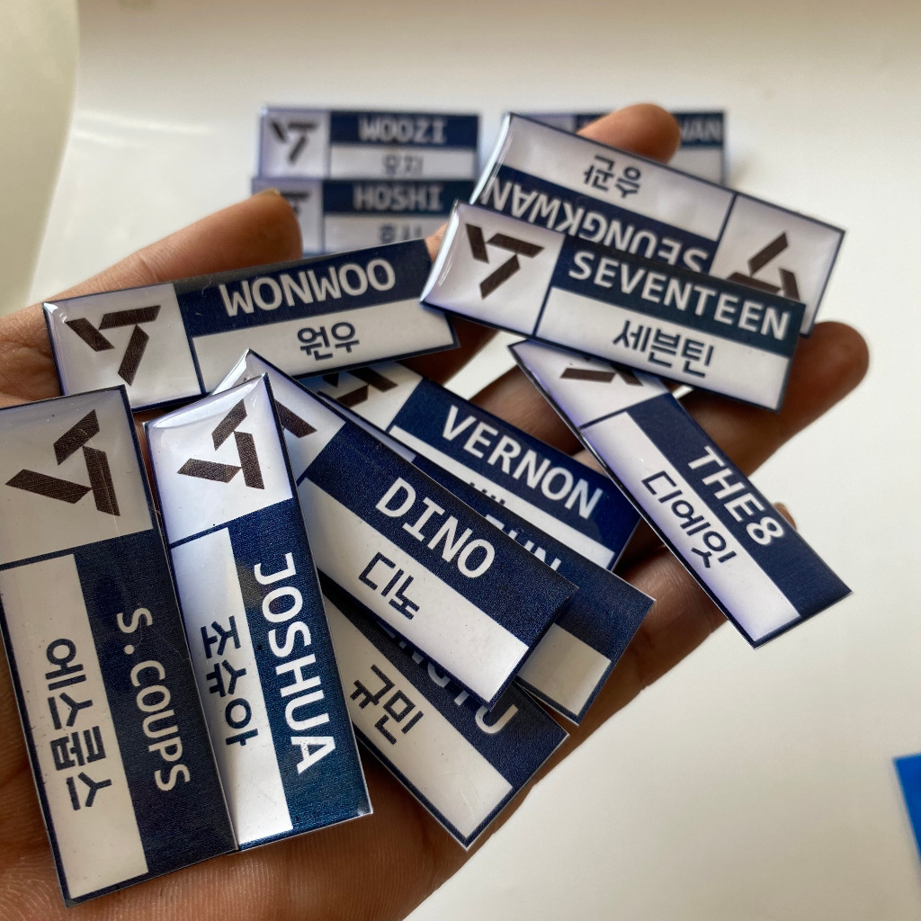Jual PIN NAMA KOSTUM NAME TAG CUSTOM PAPAN DADA NAMA | Shopee Indonesia