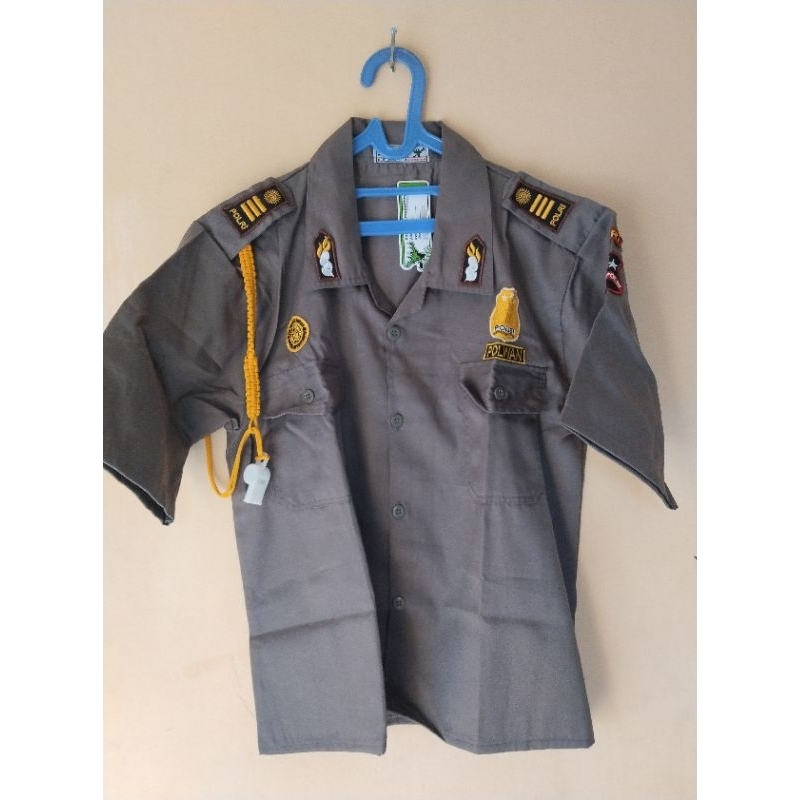 Jual baju polwan anak sd merk kijang masih baru | Shopee Indonesia