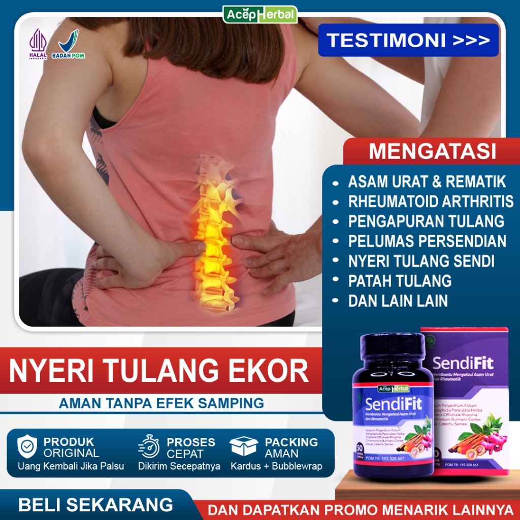 Jual Obat Sakit Tulang Ekor Pereda Nyeri Tulang Ekor Belakang Sakit