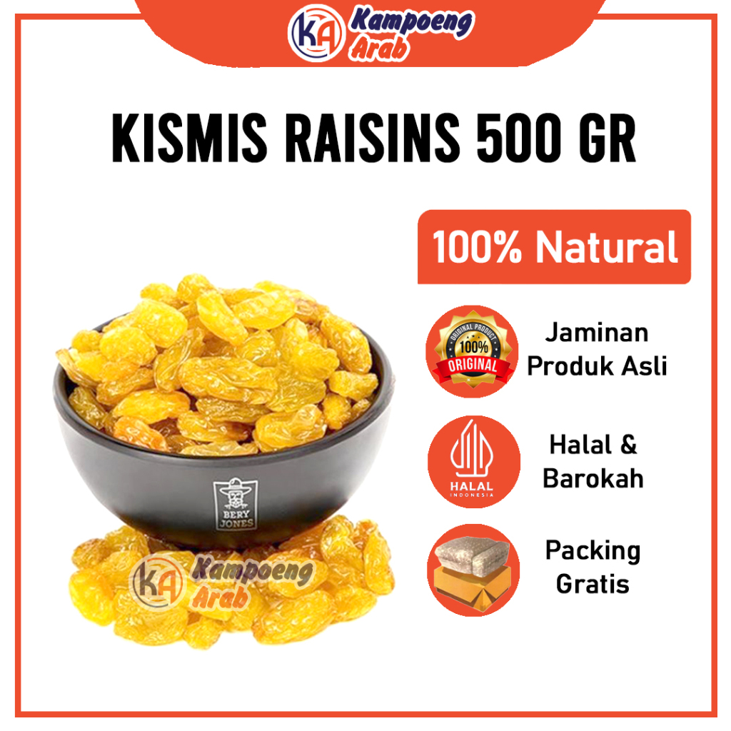 Jual Kismis Simin 500gr Arab Raisin Rasa Asam Manis Enak Fresh Khas