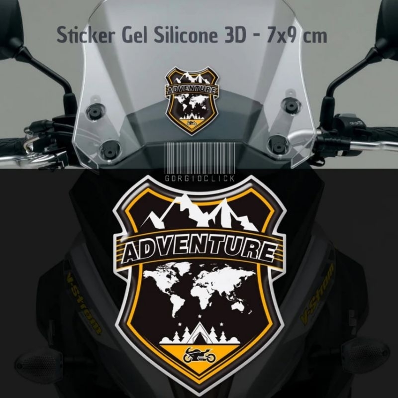 Jual Emblem Adventure Sticker Gel Resin 3D Motor Mobil | Shopee Indonesia