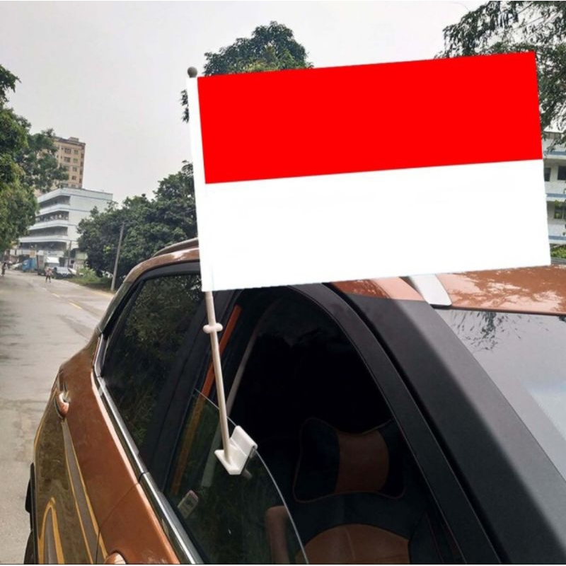 Jual Tiang Bendera Jendela Mobil / Car Flagpole Braket Holder Tiang