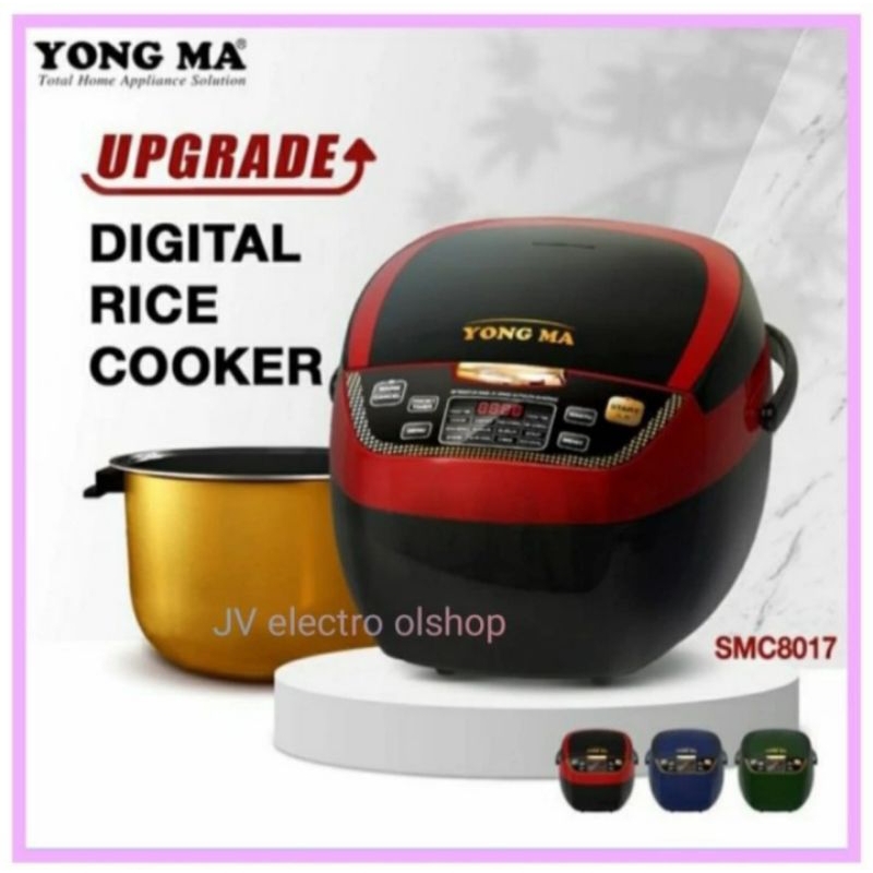 Jual Magic Com YONGMA SMC8017 2 LITER / Rice Cooker Digital Yongma smc8017 Shopee Indonesia