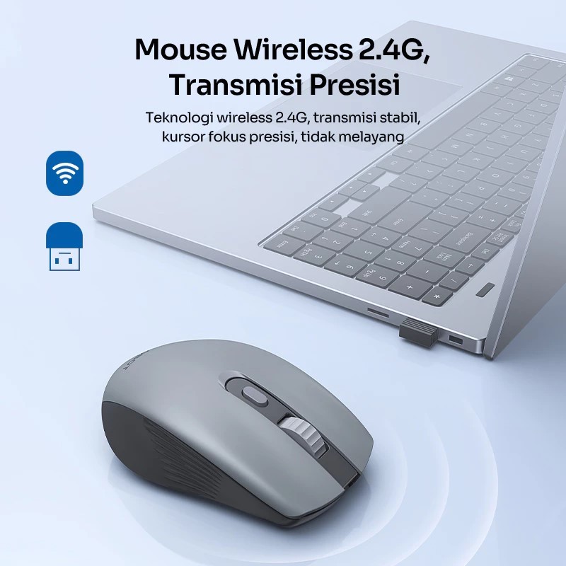 Jual Mouse Robot M370 Wireless 2.4GHz - Gratis Batu Siap Pakai - Silent ...