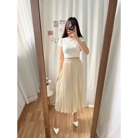 Rok Plisket Wanita 7 8 Rok Plisket Wanita Mayung
