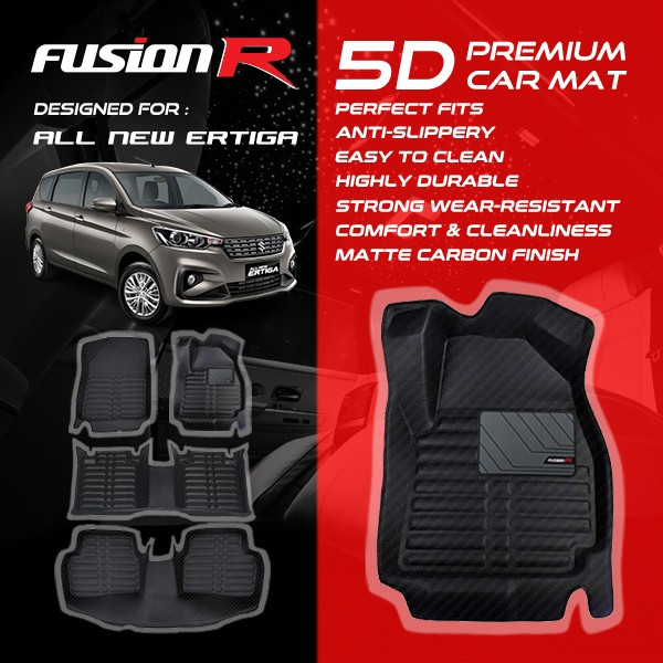 Jual Karpet Mobil 5D All New Ertiga Fusion R Premium Car Mat Carbon ...