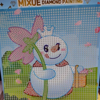 Diy Diamond Painting Sanrio Dengan Bingkai - Mixue Ice Cream