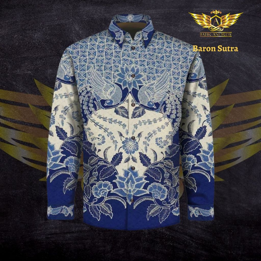 Jual Baron Iwan Tirta Motif 21 Bahan Kain Batik Tulis Sutra Pola Sutra