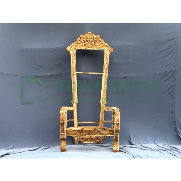 Jual KURSI BELAGIO MAHKOTA LESTI KAYU JATI SOFA KURSI PELAMINAN