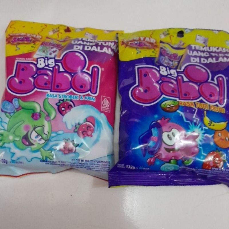 Jual BIG BABOL CANDY BUBBLE GUM 132GRAM | Shopee Indonesia