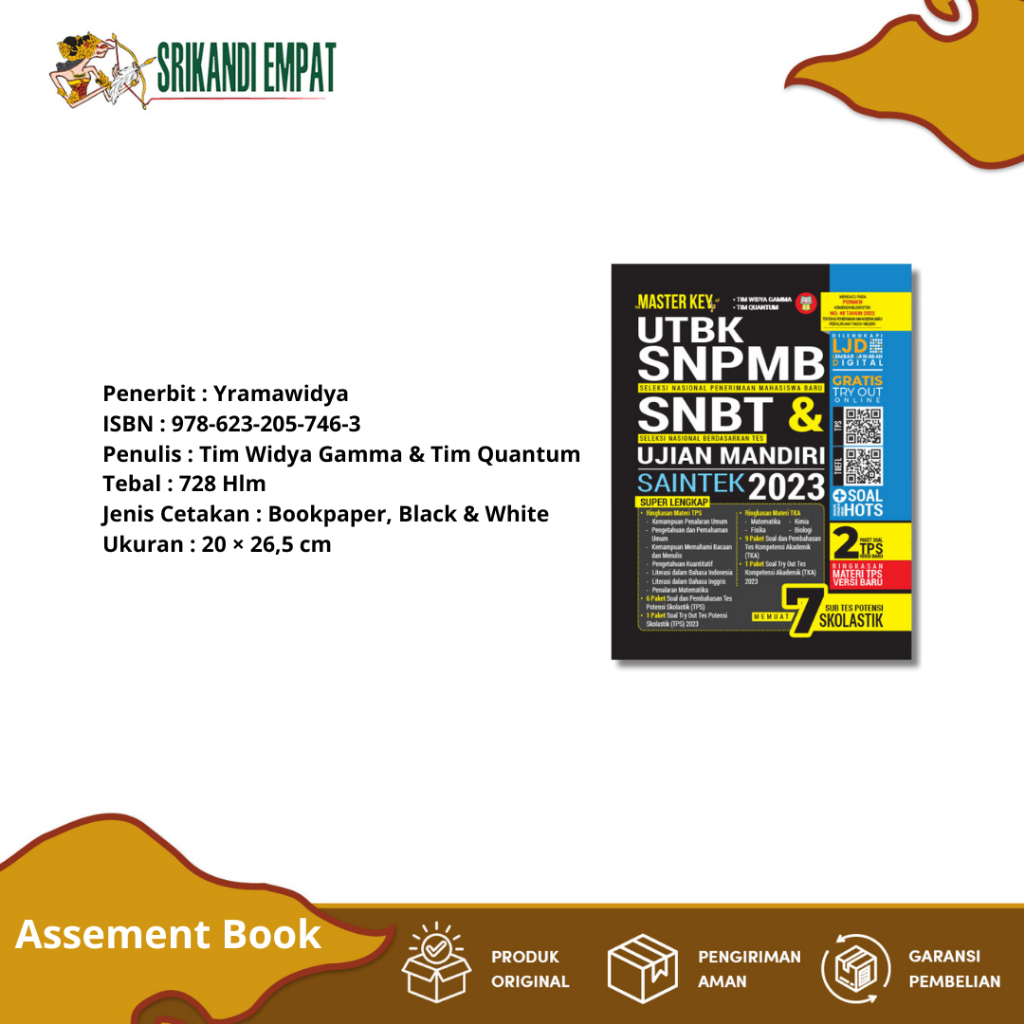 Jual Buku The Master Key Of UTBK-SNPMB SNBT & Ujian Mandiri 2023 ...