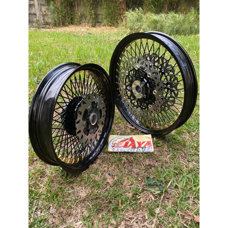 Jual Velg Pelek Custom double disc cakram Japstyle Bobber Ukuran Bisa ...