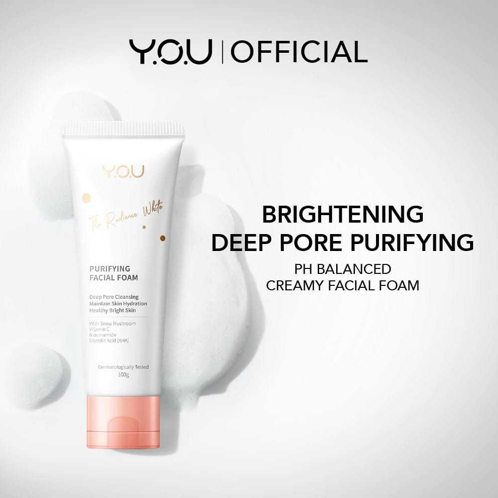 Jual YOU Radiance White Purifying Facial Foam Facial Wash [Dengan